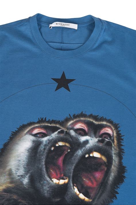 givenchy white monkey t shirt|Men's Designer T.